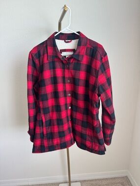 Red & Black Plaid Women's Jacket